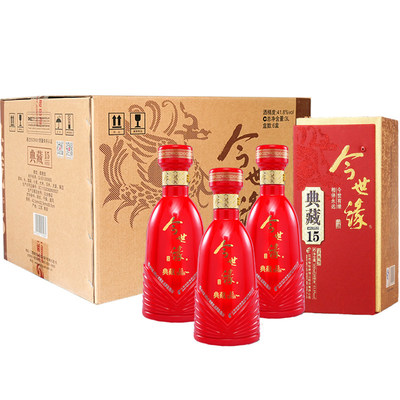 今世缘典藏15整箱白酒 以厂家自营的匠心，见证每一份值得典藏的时刻